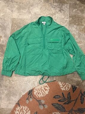 Diane Von Furstenberg X Target Green Windbreaker